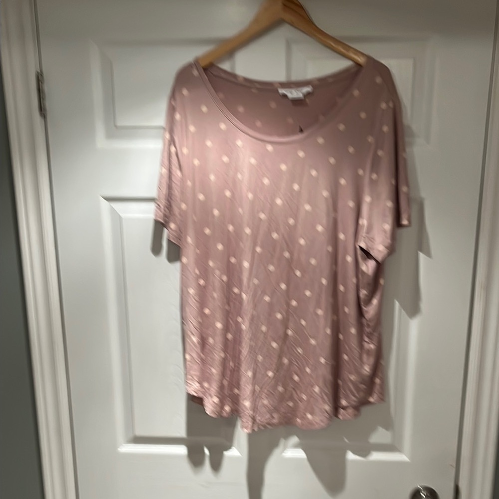 Polka Dot Pink Women's Top
